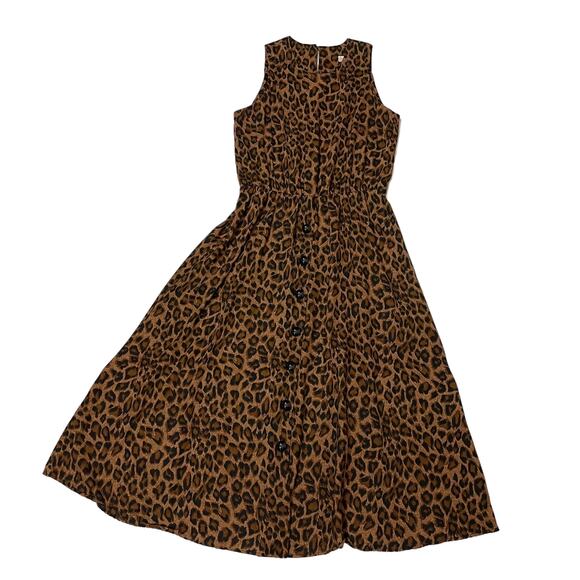 Vintage Lew Magram Collection New York Leopard Print Dress - Medium* - Picture 1 of 16